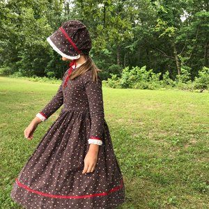 Girl's "Little House" Pioneer Dress Costume